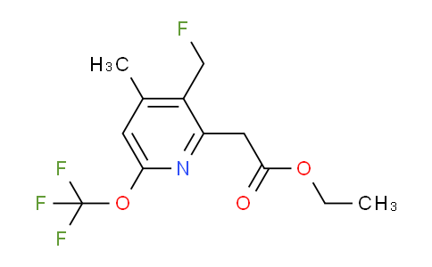 AM37475 | 1361754-14-4 | Ethyl 3-(fluoromethyl)-4-methyl-6-(trifluoromethoxy)pyridine-2-acetate