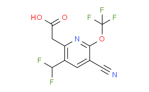 AM37478 | 1804332-87-3 | 3-Cyano-5-(difluoromethyl)-2-(trifluoromethoxy)pyridine-6-acetic acid