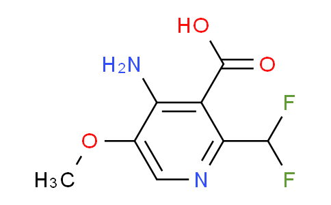 AM37483 | 1806794-39-7 | 4-Amino-2-(difluoromethyl)-5-methoxypyridine-3-carboxylic acid