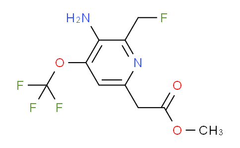 AM37489 | 1804029-97-7 | Methyl 3-amino-2-(fluoromethyl)-4-(trifluoromethoxy)pyridine-6-acetate