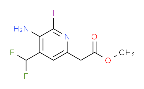 AM37494 | 1805969-68-9 | Methyl 3-amino-4-(difluoromethyl)-2-iodopyridine-6-acetate