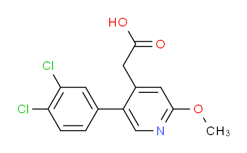 AM37498 | 1361826-11-0 | 5-(3,4-Dichlorophenyl)-2-methoxypyridine-4-acetic acid