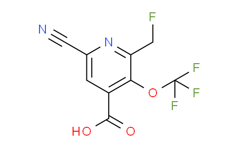 AM37507 | 1804303-96-5 | 6-Cyano-2-(fluoromethyl)-3-(trifluoromethoxy)pyridine-4-carboxylic acid