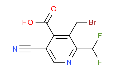 AM37509 | 1806850-79-2 | 3-(Bromomethyl)-5-cyano-2-(difluoromethyl)pyridine-4-carboxylic acid
