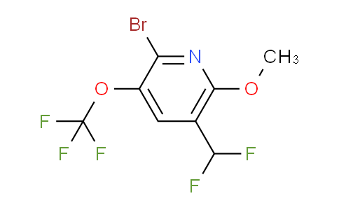AM37529 | 1804000-26-7 | 2-Bromo-5-(difluoromethyl)-6-methoxy-3-(trifluoromethoxy)pyridine