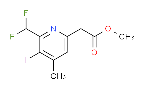 AM37535 | 1806949-13-2 | Methyl 2-(difluoromethyl)-3-iodo-4-methylpyridine-6-acetate
