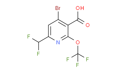 AM37542 | 1806077-25-7 | 4-Bromo-6-(difluoromethyl)-2-(trifluoromethoxy)pyridine-3-carboxylic acid