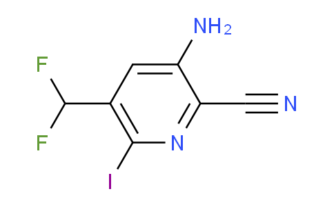 AM37548 | 1804454-05-4 | 3-Amino-2-cyano-5-(difluoromethyl)-6-iodopyridine