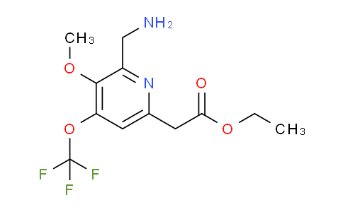 AM37554 | 1805021-10-6 | Ethyl 2-(aminomethyl)-3-methoxy-4-(trifluoromethoxy)pyridine-6-acetate