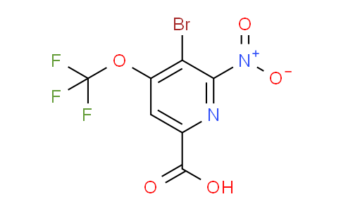 AM37567 | 1803638-34-7 | 3-Bromo-2-nitro-4-(trifluoromethoxy)pyridine-6-carboxylic acid