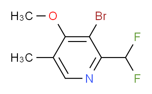 AM37573 | 1806866-65-8 | 3-Bromo-2-(difluoromethyl)-4-methoxy-5-methylpyridine