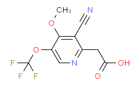 AM37578 | 1804785-74-7 | 3-Cyano-4-methoxy-5-(trifluoromethoxy)pyridine-2-acetic acid