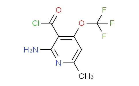 2-Amino-6-methyl-4-(trifluoromethoxy)pyridine-3-carbonyl chloride