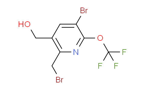 3-Bromo-6-(bromomethyl)-2-(trifluoromethoxy)pyridine-5-methanol