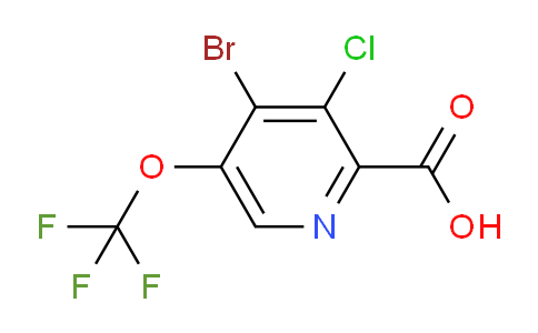 AM37628 | 1803616-73-0 | 4-Bromo-3-chloro-5-(trifluoromethoxy)pyridine-2-carboxylic acid