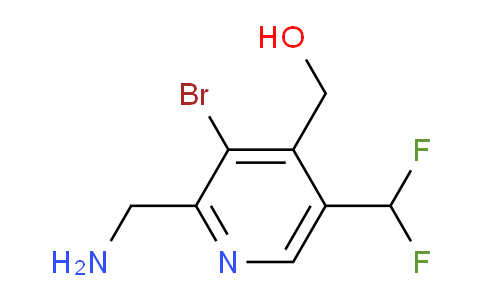 2-(Aminomethyl)-3-bromo-5-(difluoromethyl)pyridine-4-methanol