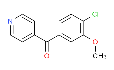 4-(4-Chloro-3-methoxybenzoyl)pyridine