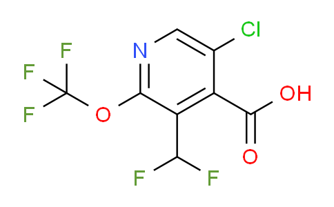 5-Chloro-3-(difluoromethyl)-2-(trifluoromethoxy)pyridine-4-carboxylic acid