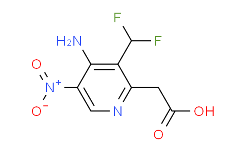 AM37652 | 1805149-35-2 | 4-Amino-3-(difluoromethyl)-5-nitropyridine-2-acetic acid