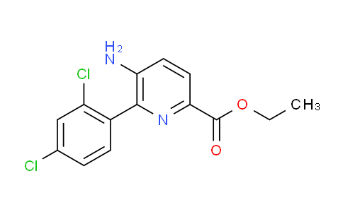 AM37660 | 1361681-76-6 | Ethyl 5-amino-6-(2,4-dichlorophenyl)picolinate
