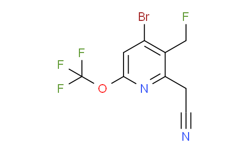 AM37665 | 1803928-31-5 | 4-Bromo-3-(fluoromethyl)-6-(trifluoromethoxy)pyridine-2-acetonitrile