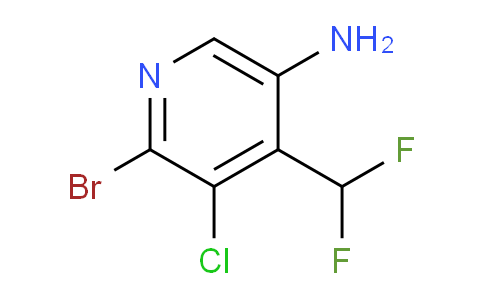 5-Amino-2-bromo-3-chloro-4-(difluoromethyl)pyridine
