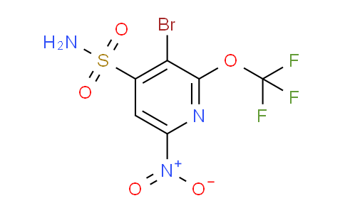 3-Bromo-6-nitro-2-(trifluoromethoxy)pyridine-4-sulfonamide