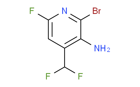 AM37715 | 1804696-60-3 | 3-Amino-2-bromo-4-(difluoromethyl)-6-fluoropyridine