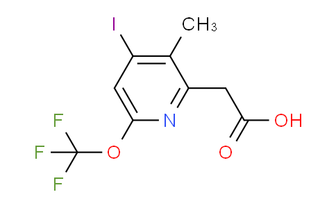 4-Iodo-3-methyl-6-(trifluoromethoxy)pyridine-2-acetic acid