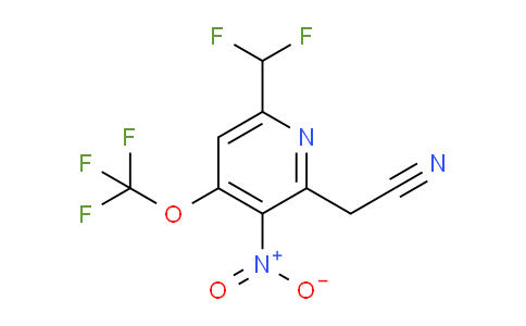 AM37733 | 1806772-10-0 | 6-(Difluoromethyl)-3-nitro-4-(trifluoromethoxy)pyridine-2-acetonitrile