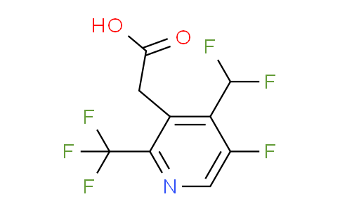 AM37751 | 1804856-13-0 | 4-(Difluoromethyl)-5-fluoro-2-(trifluoromethyl)pyridine-3-acetic acid