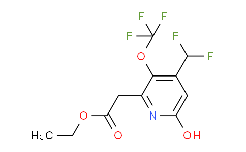 AM37770 | 1804798-31-9 | Ethyl 4-(difluoromethyl)-6-hydroxy-3-(trifluoromethoxy)pyridine-2-acetate