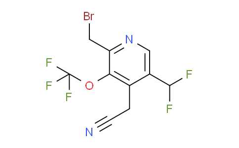 AM37784 | 1806787-51-8 | 2-(Bromomethyl)-5-(difluoromethyl)-3-(trifluoromethoxy)pyridine-4-acetonitrile