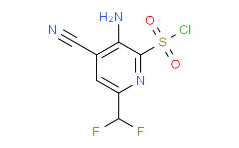 AM37794 | 1805272-05-2 | 3-Amino-4-cyano-6-(difluoromethyl)pyridine-2-sulfonyl chloride