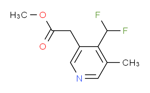Methyl 4-(difluoromethyl)-3-methylpyridine-5-acetate