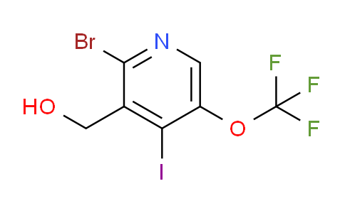 2-Bromo-4-iodo-5-(trifluoromethoxy)pyridine-3-methanol
