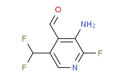 AM37808 | 1804954-85-5 | 3-Amino-5-(difluoromethyl)-2-fluoropyridine-4-carboxaldehyde