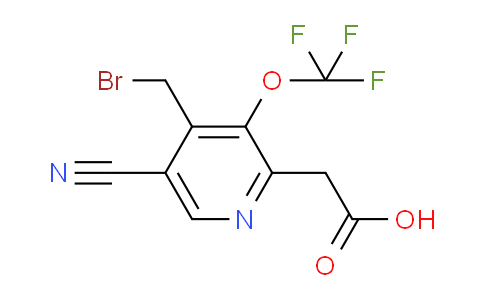AM37817 | 1806074-98-5 | 4-(Bromomethyl)-5-cyano-3-(trifluoromethoxy)pyridine-2-acetic acid