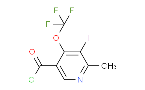 AM37819 | 1804737-15-2 | 3-Iodo-2-methyl-4-(trifluoromethoxy)pyridine-5-carbonyl chloride