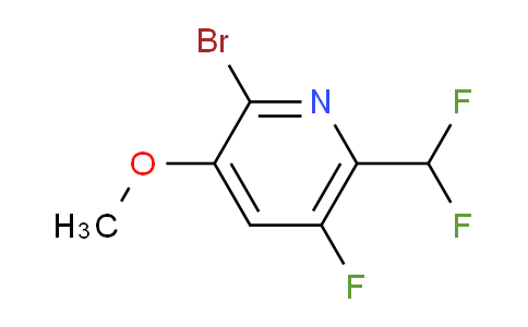 AM37820 | 1806903-30-9 | 2-Bromo-6-(difluoromethyl)-5-fluoro-3-methoxypyridine