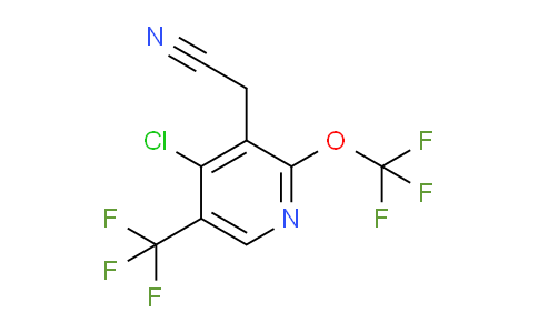 AM37835 | 1804781-16-5 | 4-Chloro-2-(trifluoromethoxy)-5-(trifluoromethyl)pyridine-3-acetonitrile