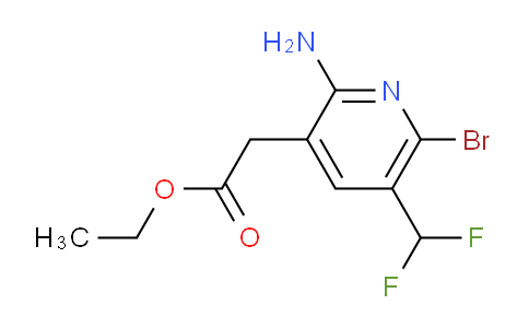 AM37853 | 1805334-00-2 | Ethyl 2-amino-6-bromo-5-(difluoromethyl)pyridine-3-acetate