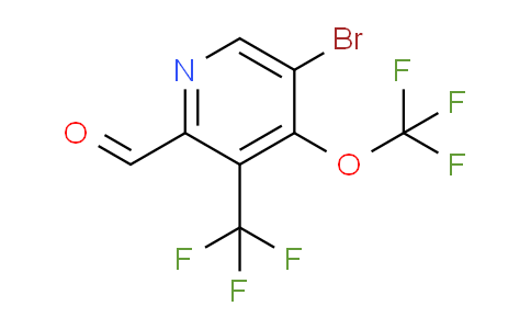 AM37854 | 1804543-40-5 | 5-Bromo-4-(trifluoromethoxy)-3-(trifluoromethyl)pyridine-2-carboxaldehyde