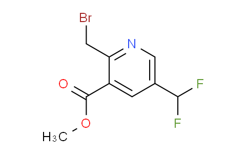 AM37880 | 1805302-08-2 | Methyl 2-(bromomethyl)-5-(difluoromethyl)pyridine-3-carboxylate