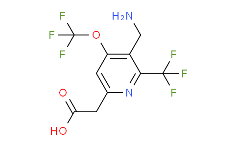 AM37881 | 1805094-65-8 | 3-(Aminomethyl)-4-(trifluoromethoxy)-2-(trifluoromethyl)pyridine-6-acetic acid