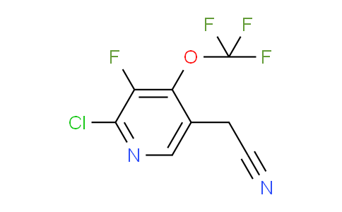 AM37885 | 1806109-61-4 | 2-Chloro-3-fluoro-4-(trifluoromethoxy)pyridine-5-acetonitrile