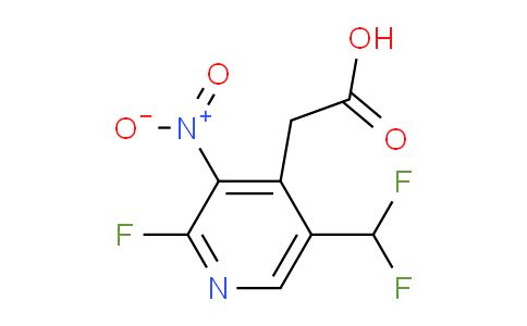 5-(Difluoromethyl)-2-fluoro-3-nitropyridine-4-acetic acid