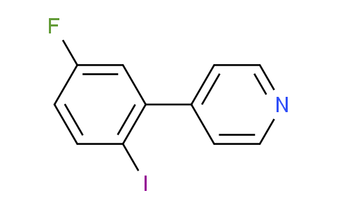 4-(5-Fluoro-2-iodophenyl)pyridine