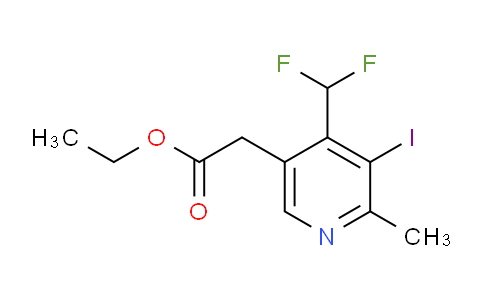 AM37904 | 1805606-18-1 | Ethyl 4-(difluoromethyl)-3-iodo-2-methylpyridine-5-acetate