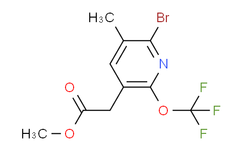 AM37928 | 1804577-54-5 | Methyl 2-bromo-3-methyl-6-(trifluoromethoxy)pyridine-5-acetate